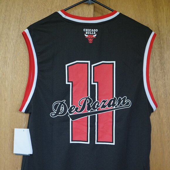 NBA Chicago Bulls #11 DeRozan Men's Medium Swingman Jersey VXMG497F - Picture 3 of 10